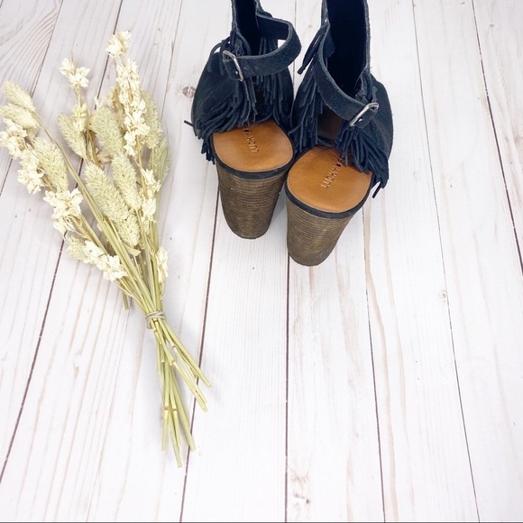 Lucky Brand 'Lantau' Slingback Suede Block heels - Picture 6 of 8